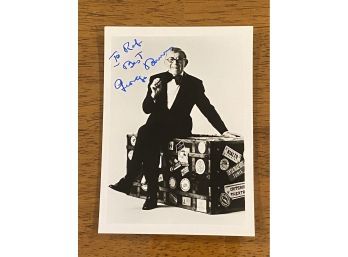 George Burns SIGNED & Inscribed Publicity Photo