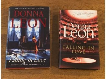Falling In Love By Donna Leon SIGNED First American & UK First Editions
