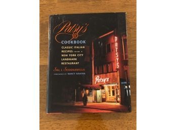 Patsy's Cookbook By Sal J. Scognamillo SIGNED First Edition