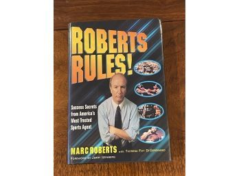 Roberts Rules By Mark Roberts SIGNED & Inscribed First Edition