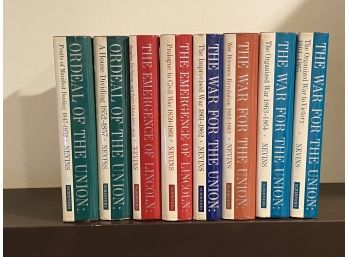 Allan Nevins American History Books In Eight Volumes