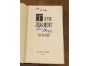 'j' Is For Judgement By Sue Grafton SIGNED & Inscribed First Edition