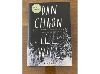 I'll Will By Dan Chaon SIGNED First Edition