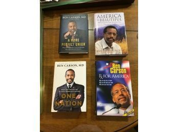 Ben Carson, MD SIGNED A More Perfect Union, One Nation, America The Beautiful Plus SIGNED Bio By JP Sousa IV