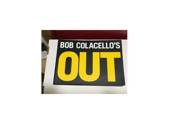 Bob Colacello's Out SIGNED First Edition, First Printing 2007