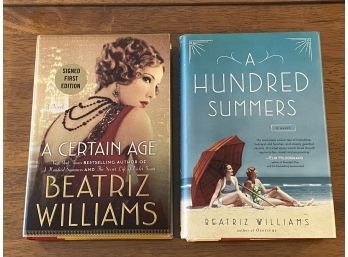 A Certain Age & A Hundred Summers By Beatriz Williams SIGNED Editions