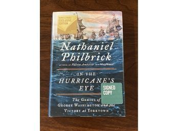 In The Hurricane's Eye By Nathaniel Philbrick SIGNED First Edition