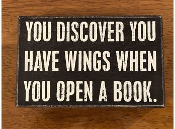 Book Quote Sign