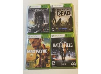 Dishonored, The Walking Dead, Max Payne 3, Battlefield 3 New Xbox 360 Games