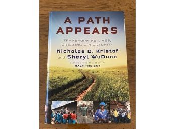 A Path Appears By Nicholas D. Kristof And Sheryl WuDunn Signed First Edition