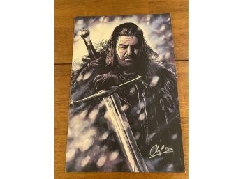 Game Of Thrones Artwork - Ned Stark - Signed By The Artist