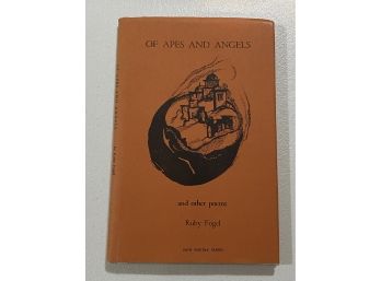 Of Apes And Angels And Othe Poems By Ruby Fogel  Signed & Inscribed