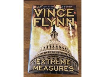 Extreme Measures By Vince Flynn Signed & Inscribed First Edition