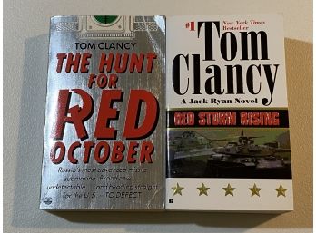 The Hunt For Red October (uK Paperback) & Red Storm Rising (with Error) By Tom Clancy