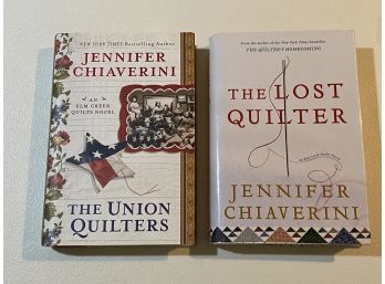 The Union Quilters & The Lost Quilter By Jennifer Chiaverini Signed & Inscribed