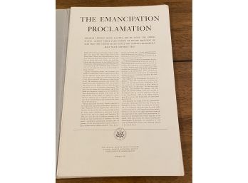 Emancipation Proclamation Replica From The National Archives