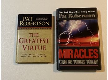 The Greatest Virtue & Miracles Can Be Yours Today By Pat Robertson Signed First Editions