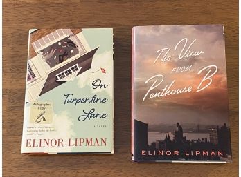On Turpentine Land & The View From Penthouse B By Elinor Lipman SIGNED First Editions