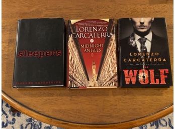 Lorenzo Carcaterra SIGNED Editions - Sleepers, Midnight Angels & The Wolf
