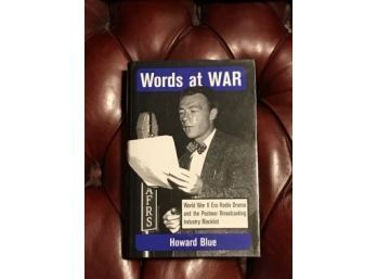 Words At War By Howard Blue Signed & Inscribed First Edition