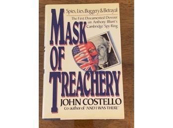 Mask Of Treachery By John Costello SIGNED & Inscribed First Edition