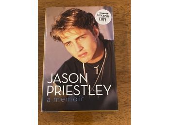 Jason Priestley A Memoir SIGNED First Edition