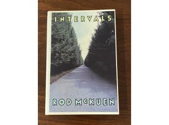 Intervals By Rod McKuen SIGNED & Inscribed First Edition