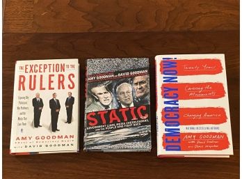 Amy Goodman SIGNED Editions - The Exception To The Rulers, Static, Democracy Now!