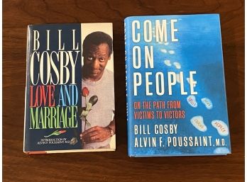 Bill Cosby SIGNED First Editions - Love And Marriage & Come On People