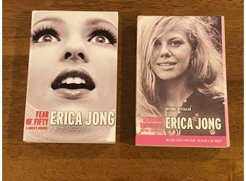 Fear Of Fifty & Seducing The Demon By Erica Jong SIGNED & Inscribed