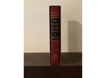 The World Is My Home A Memoir By James Michener SIGNED Limited Number First Edition In Slipcase