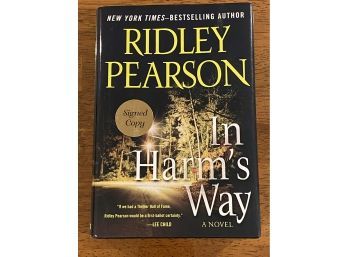 In Harm's Way By Ridley Pearson SIGNED First Edition