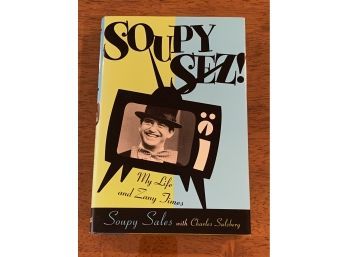 Soupy Sez! My Life And Zany Times By Soupy Sales SIGNED & Inscribed First Edition