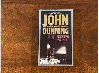 Booked To Die By John Dunning First UK Edition