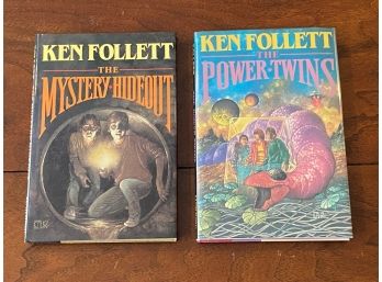 The Mystery Hideout & The Power Twins By Ken Follett SIGNED First Editions