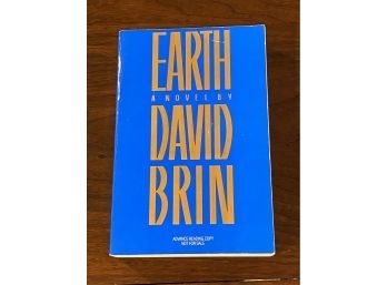 Earth By David Brin RARE SIGNED Advance Reading Copy First Edition