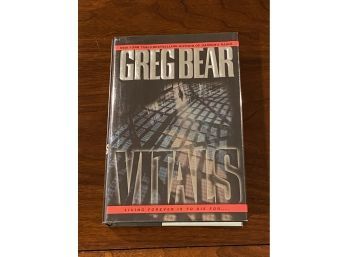 Vitals By Greg Bear SIGNED First Edition