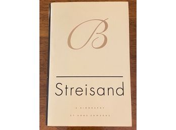 Streisand A Biography By Anne Edwards SIGNED & Inscribed First Edition