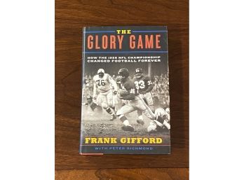 The Glory Game By Frank Gifford SIGNED & Inscribed First Edition