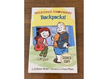 Freckleface Strawberry Backbacks! By Actress Julianne Moore SIGNED First Edition Illustrated