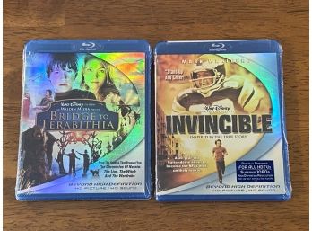 New Sealed Blu-rays - Bridge To Terabithia & Invincible