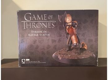 Game Of Thrones Limited Edition Statue Tyrion In Battle #1740 Of 3000 Dark Horse & Gentle Giant(Pickup Only)