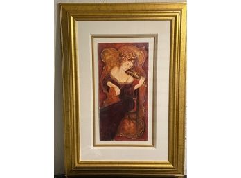 Harmony In Red By Charles Lee Giclee On Paper Signed And Numbered (Pickup Only)