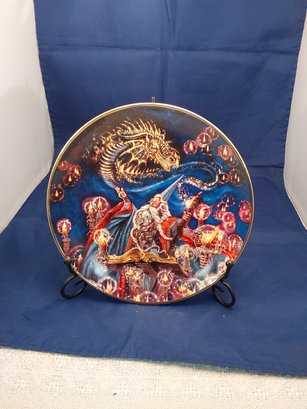 Royal Doulton Franklin Mint Summoning Of The Dragon Plate