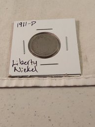 1911 P Liberty Nickel