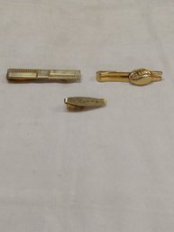 Lot Of  3 Tie Clips