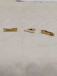 Lot Of 3 Tie Clips