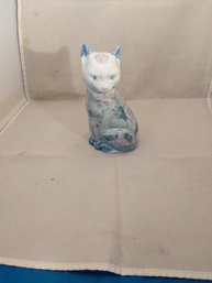 Painted Cat Figurine