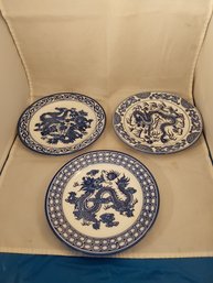 Lot Of 3 Bombay Plates
