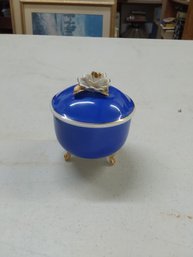 Footed Covered Dish/trinket Box